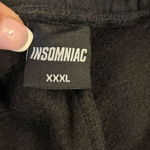 Insomniac LA Streetwear. Black Joggers Sweatpants. Size 3XL. NWT - Picture 2 of 10